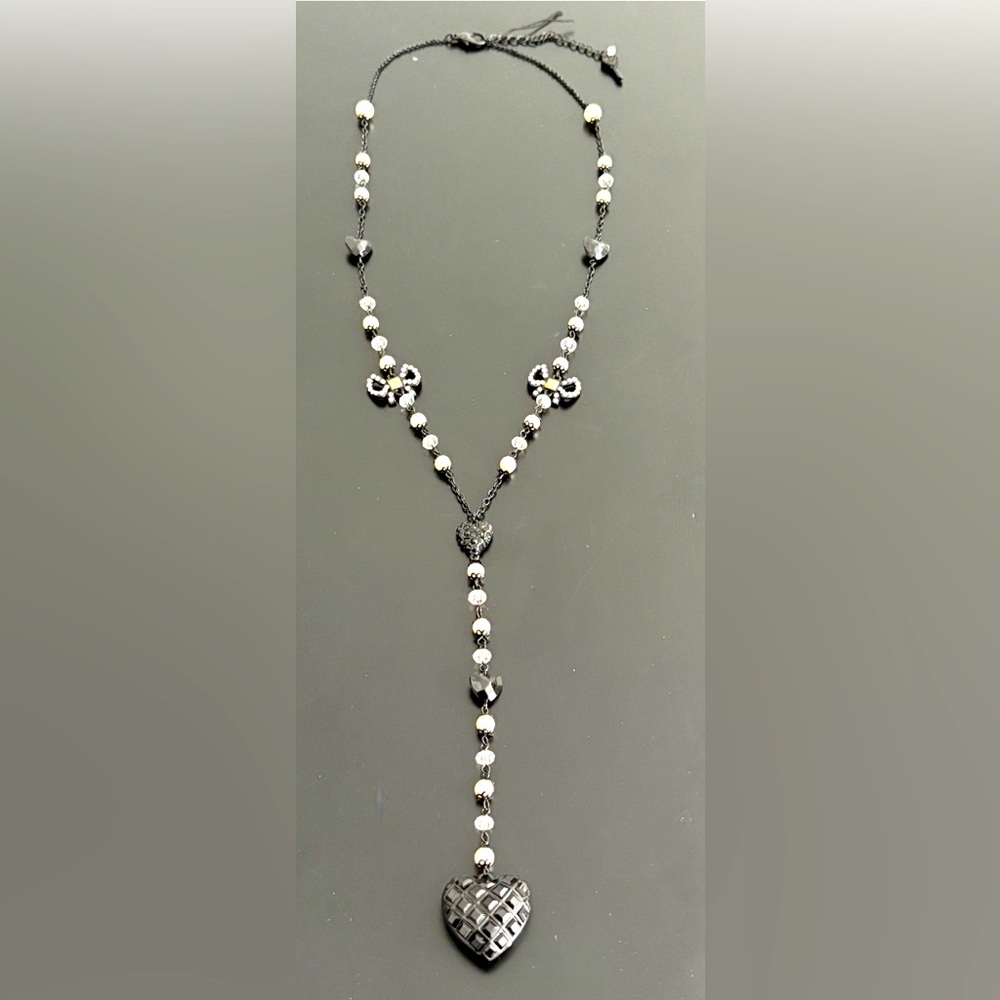 Betsey Johnson Y Shape Necklace